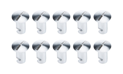 Oval Hd Fasteners 5/16 .500in 10pk Alum