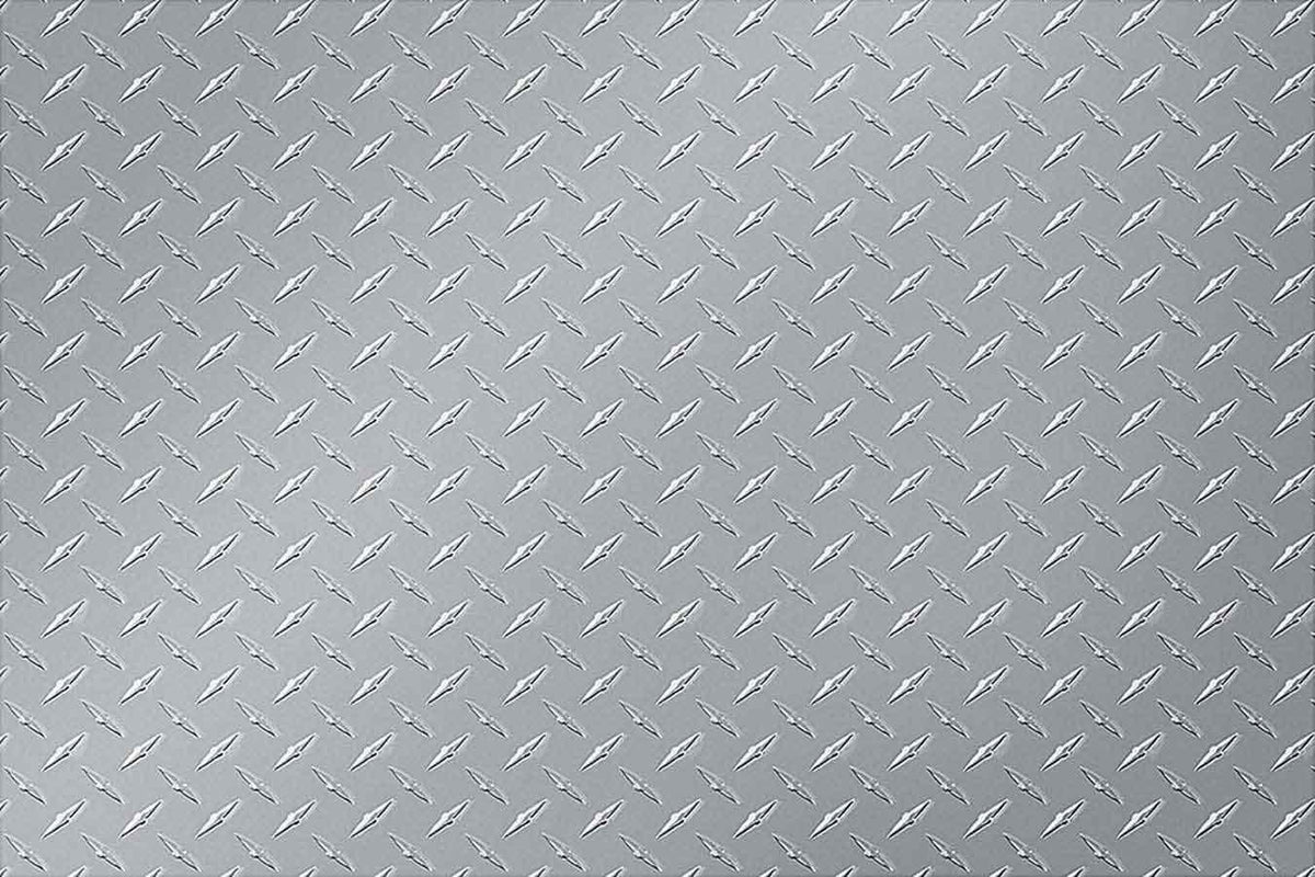 Tôle aluminium gaufrée .063po 4x8