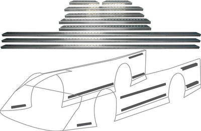 Kit d'entretoise de carrosserie en aluminium LM