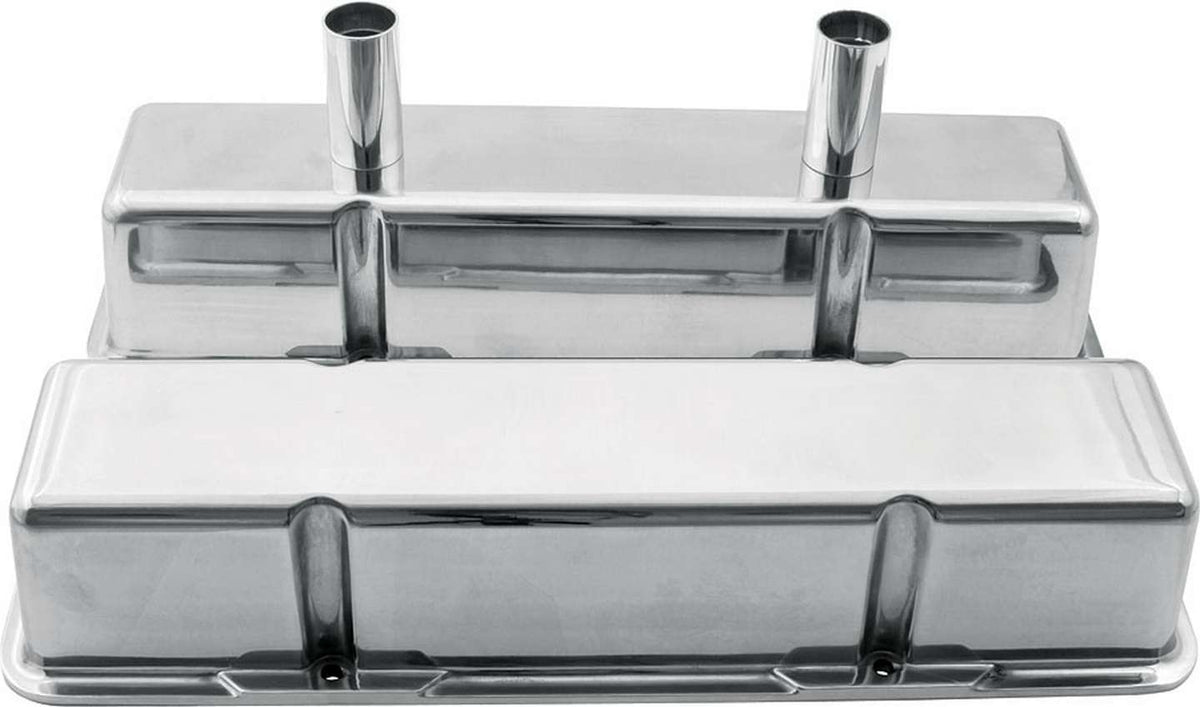Cache-culbuteurs SBC en aluminium avec tubes