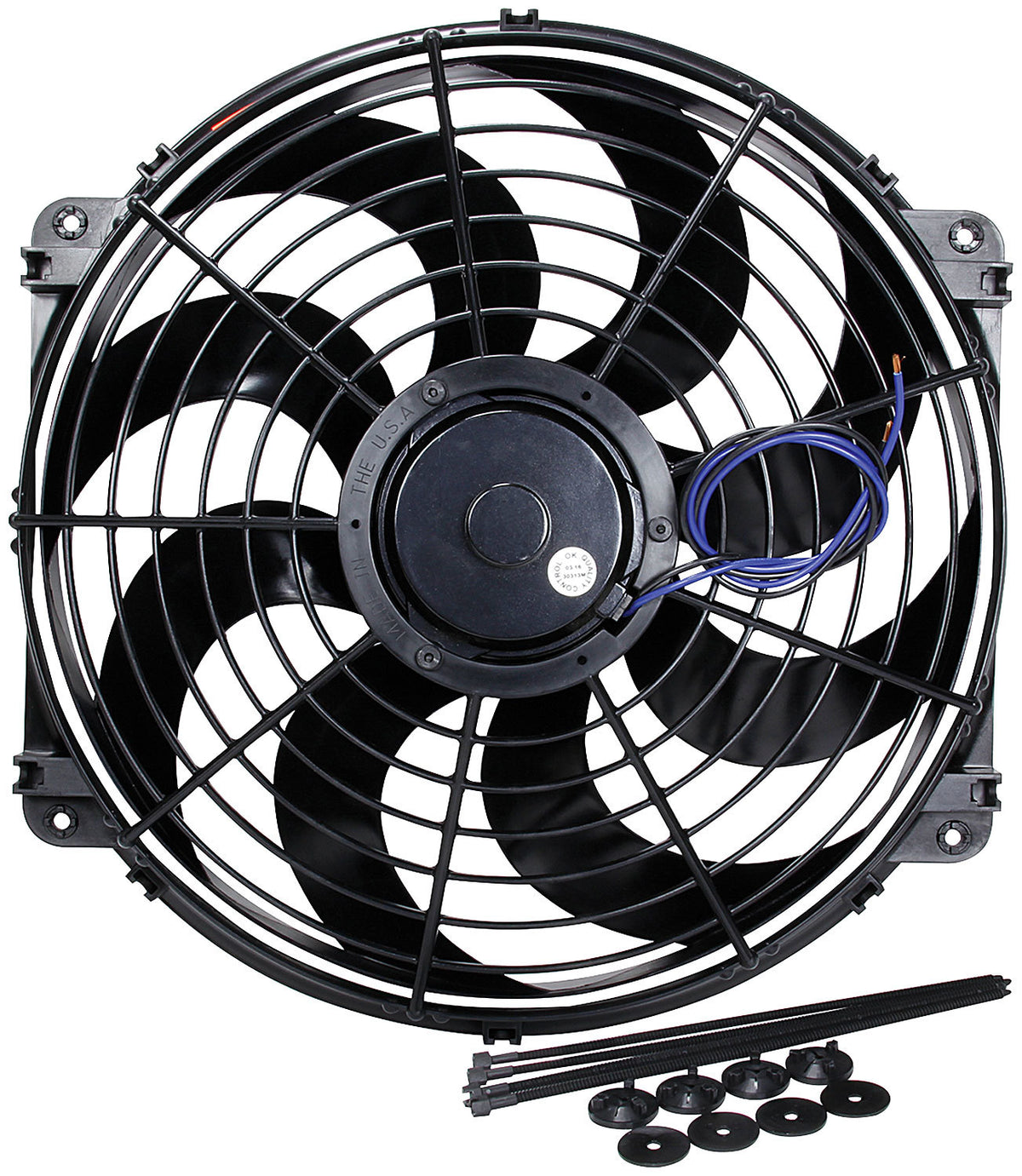 Ventilateur électrique 16 pouces à pales incurvées