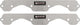 Exhaust Block Off Plates SBC Standard Aluminum
