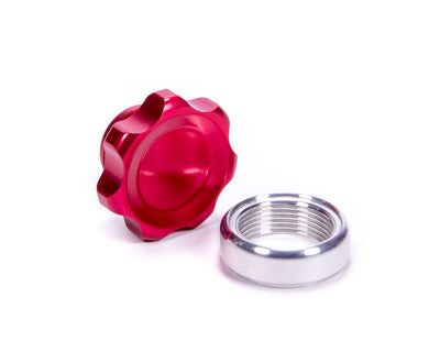 Bouchon de remplissage rouge avec raccord de soudure en aluminium petit