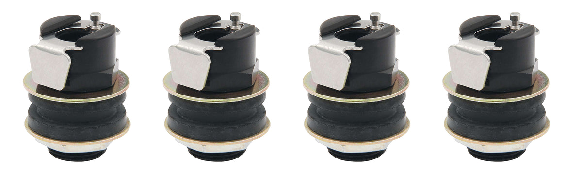 Raccords rapides en aluminium, paquet de 4
