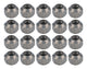 Lug Nuts 5/8-11 Alum HC Dbl Chamfer 20pk