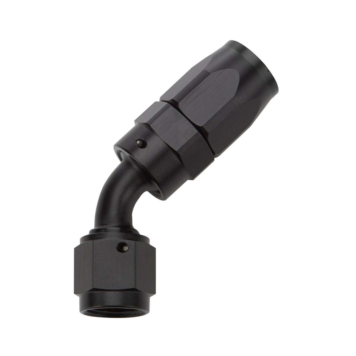 Raccord réutilisable coudé noir 45° -16