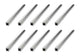 Vis Jack Bolt Acier 11 po Filetage Gros 10pces