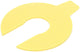 Cale d'amortisseur en U 14 mm 1/16 po, paquet de 25