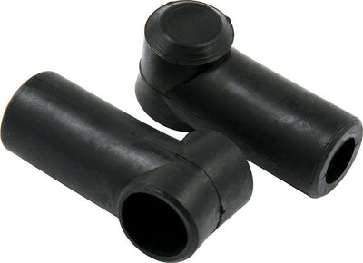 Caches-bornes noirs pour disques de batterie 1 paire