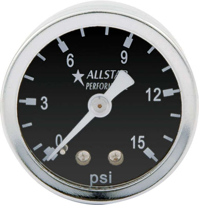 Manomètre sec 1,5 po, 0-15 PSI