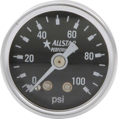 Manomètre sec 0-100 PSI, 1,5 pouces