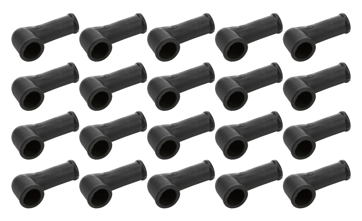 Cosses de câble de batterie noires, paquet de 20