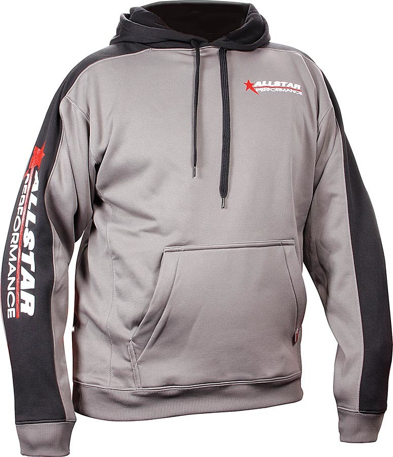 Sweat à capuche Allstar argent moyen/noir