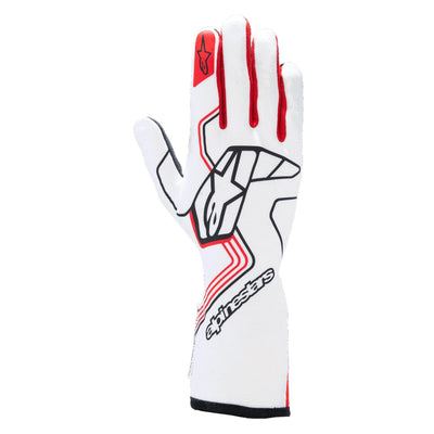 Gants Tech-1 Race V4 Blanc / Rouge Small