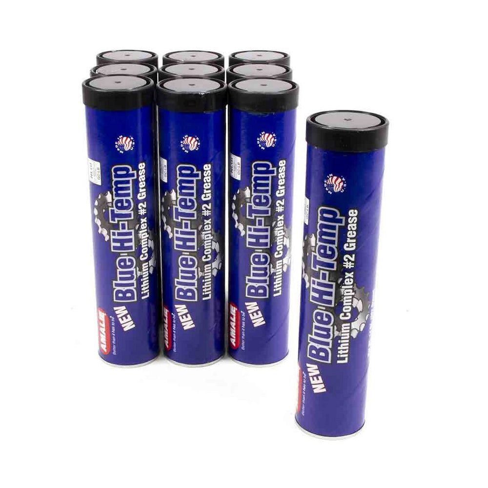 Graisse bleue haute température n° 2, 10 tubes de 397 g
