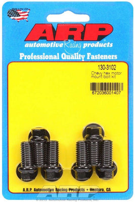 Kit de boulons de fixation moteur au bloc Chevy V8 - 6 pans.