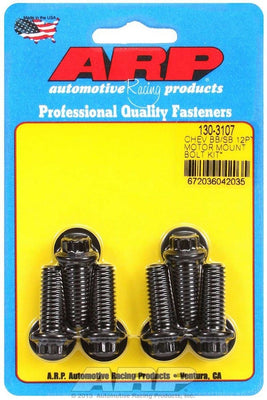 Kit de boulons de support moteur 12 pans. Chevy