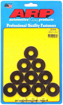 Rondelles noires - 0,471 ID x 1,300 OD (10)