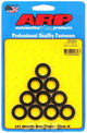 Rondelles noires - 1/2 po DI x 7/8 po DE (10)