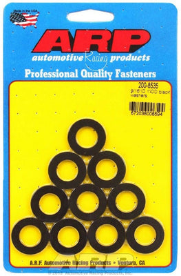Rondelles noires - 9/16 ID x 1 OD (10)