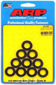 Rondelles noires - 12 mm DI x 7/8 DE (10)