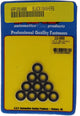 Rondelles 1/4" DI 0,550" DE, paquet de 10 - Noir