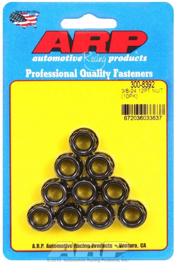 Écrous 3/8-24 12 pans (10)