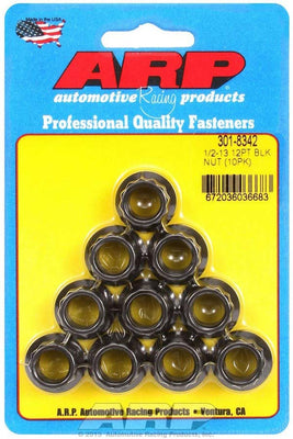 Kit d'écrous 12 pans 1/2-13, paquet de 10