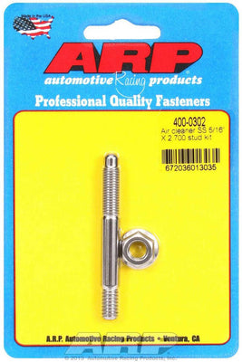 Kit goujons de filtre à air - 5/16 x 2.700 S/S