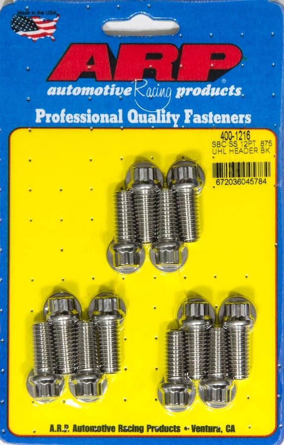 Kit de boulons de collecteur - 12 pans. 3/8 x .875 UHL (12)