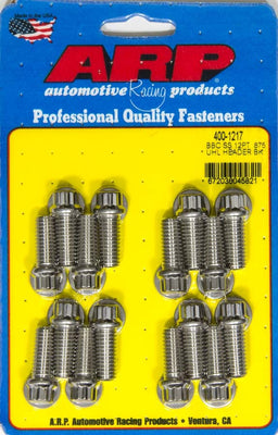 Kit de boulons de collecteur d'échappement - 12 pans. 3/8 x 0,875 UHL (16)