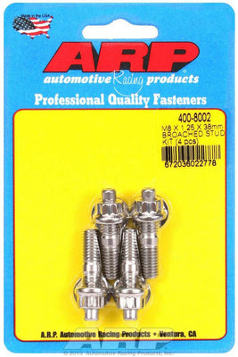Jeu de goujons S/S - (4) M8 x 1,25 po x 38 mm