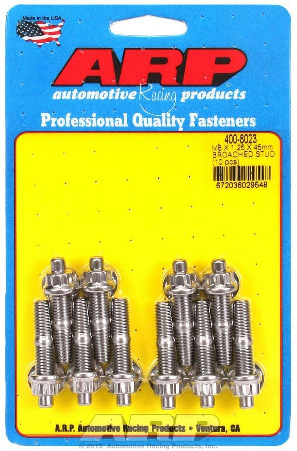 Kit de goujons S/S - (10) M8 x 1,25 po x 45 mm