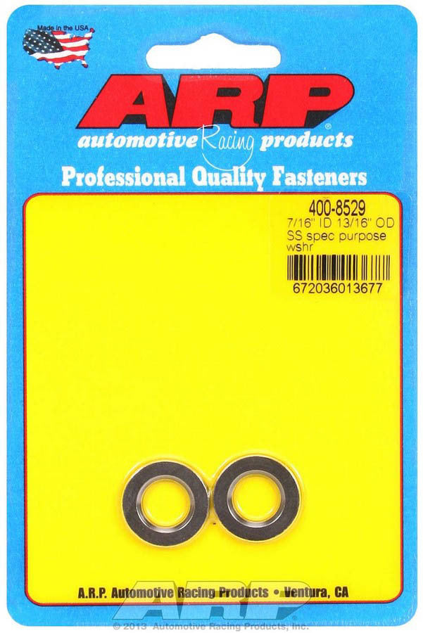 Rondelles plates S/S - 7/16" DI x 0,812" DE (2)