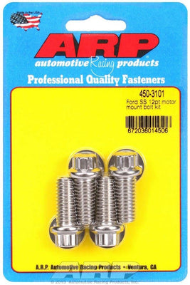 Kit de boulons de support moteur INOX SBF - 12 pans.