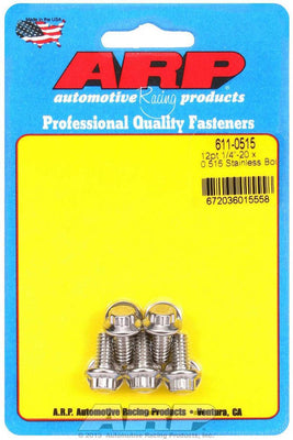 Jeu de boulons en acier inoxydable - 12 pans. (5) 1/4-20 x .515