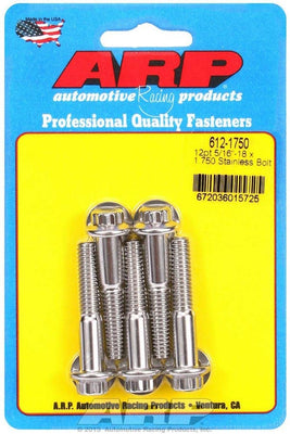 Kit de boulons INOX - 12 pans (5) 5/16-18 x 1,750