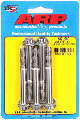 Kit de boulons en acier inoxydable - 12 pans (5) 5/16-18 x 2,750