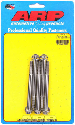 Kit de boulons S/S - 12 pans (5) 5/16-18 x 3.750