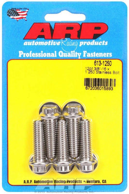Kit de boulons en acier inoxydable - 12 pans (5) 3/8-16 x 1.250