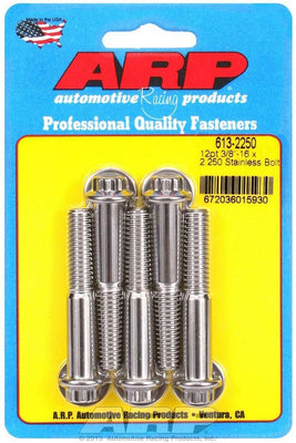 Kit de boulons en acier inoxydable - 12 pans (5) 3/8-16 x 2.250