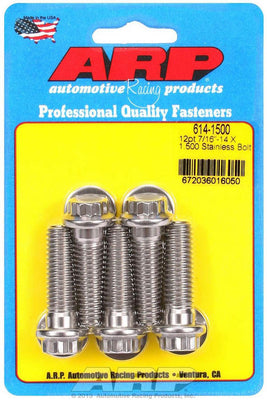 Kit de boulons I.N.O.X. - 12 pans (5) 7/16-24 x 1.500