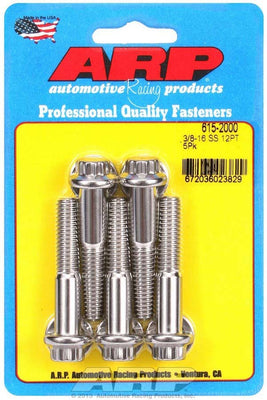 Kit de boulons INOX - 12 pans (5) 3/8-16 x 2.000