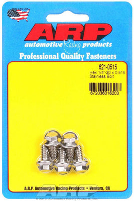 Kit de boulons INOX - 6 pans (5) 1/4-20 x 0,515