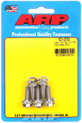 Kit de boulons S/S - 6 pans (5) 1/4-20 x 0,750