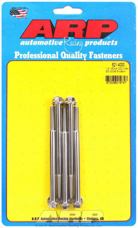 Kit de boulons I/N - 6 pans (5) 1/4-20 x 4.000
