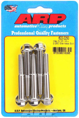 Kit de boulons S/S - 6 pans (5) 5/16-18 x 2.250