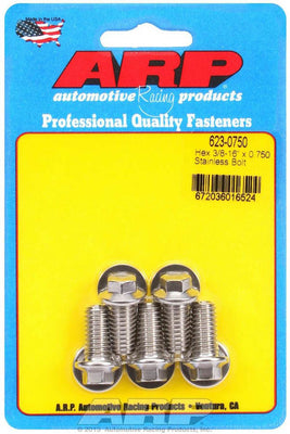 Kit de boulons en acier inoxydable - 6 pans (5) 3/8-16 x 0,750