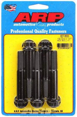 1/2-13 x 3.000 12 pans – Boulons, paquet de 5, oxyde noir