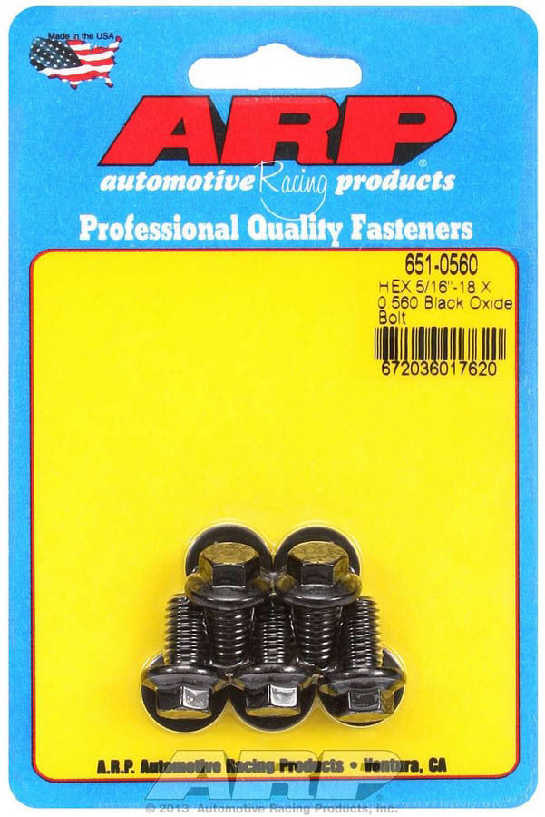 Kit de boulons 6 pans (5 pces) 5/16-18 x .560